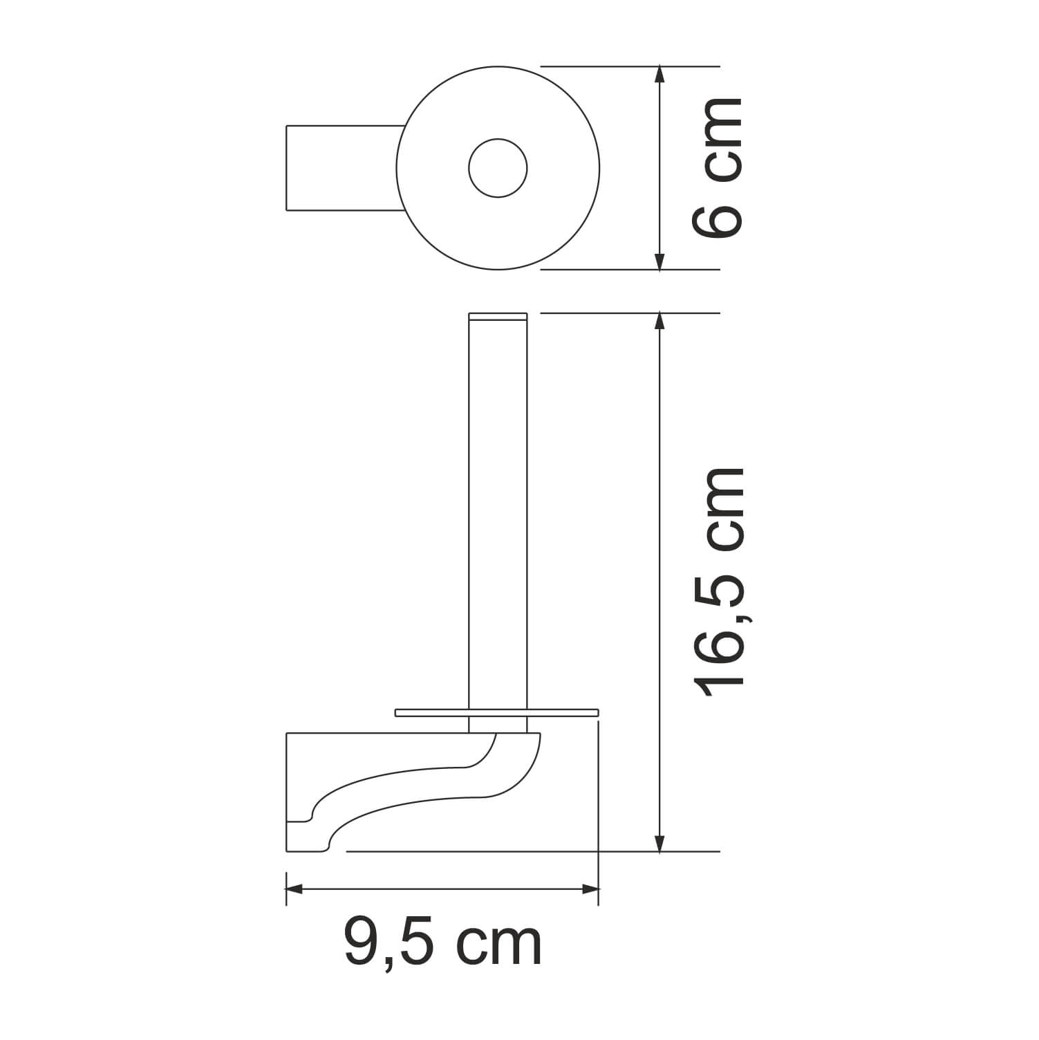 Держатель для туалетной бумаги WasserKRAFT Kammel K-8397