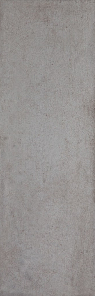 Настенная плитка Iris Maiolica Grigio, 10x30, моноколор, серая, глянцевая