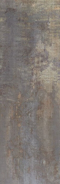 Настенная плитка Venis Shine Dark, 33.3x100, под металл, серая, полированная