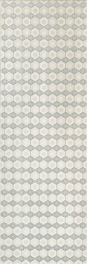 Декор Dom Ceramiche Spotlight Ivory L Ins Esagonini, 33.3x100, геометрия, бежевый, глянцевый
