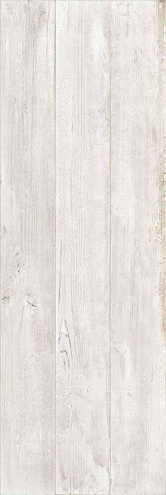 Настенная плитка Нефрит Керамика Портелу Серый, 20x60, под дерево, белая, глянцевая
