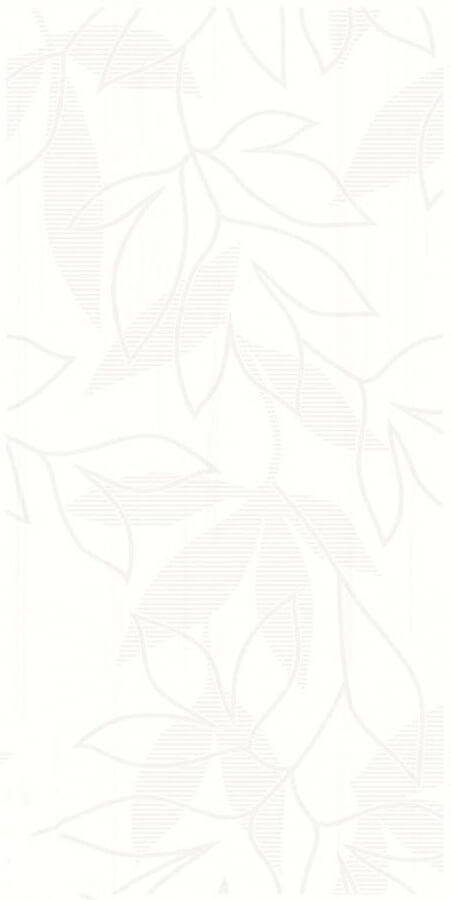 Декор Rako Easy WITMB060, 20x40, под обои, белый, матовый