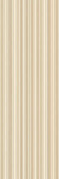 Настенная плитка Sant'Agostino Light Onda Beige, 20x60, под обои, бежевая, глянцевая