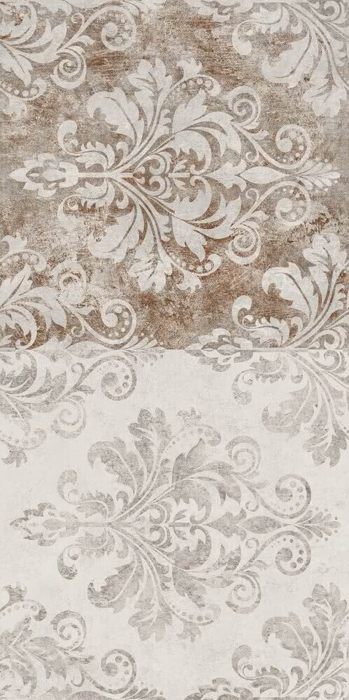 Керамогранит ABK Do Up Memory Rust Rett, 60x120, орнамент, серый, сатинированный