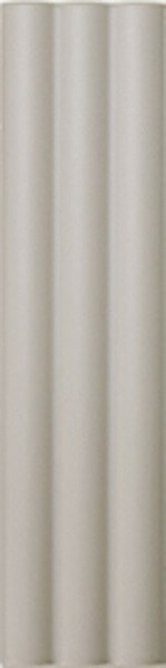 Настенная плитка DNA Tiles Match Curved Ash Matt, 6.25x25, моноколор, серая, матовая