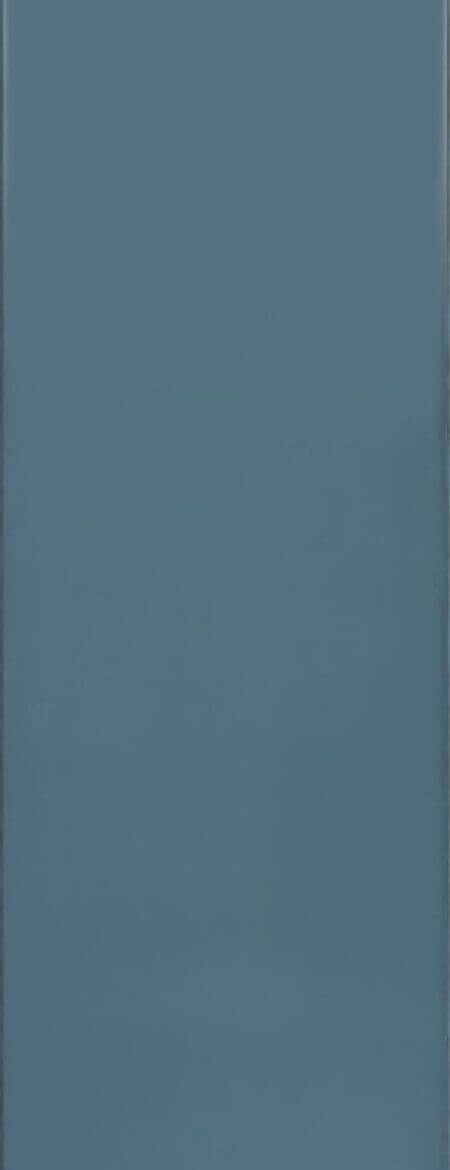 Настенная плитка Ragno Frame Aqua Indigo, 25x76, моноколор, синяя, глянцевая