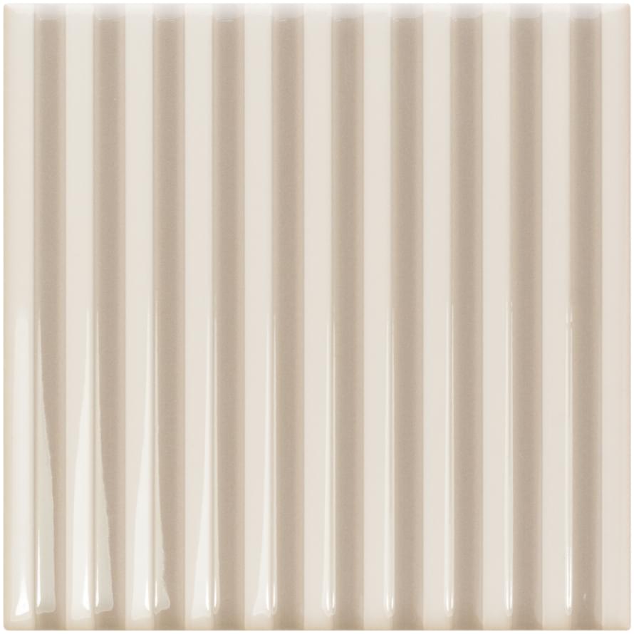 Настенная плитка Wow Twister ER Vapor Greige, 12.5x12.5, геометрия, бежевая, глянцевая