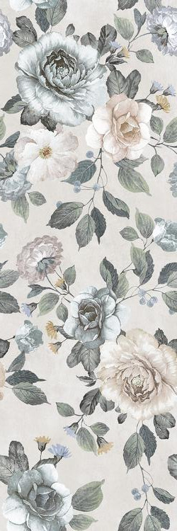 Настенная плитка Ragno Vida Decoro Romantica Freddo Touch, 30x90, под обои, мультиколор, матовая
