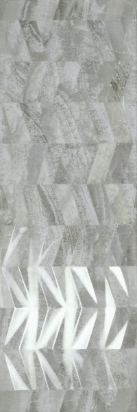 Настенная плитка Baldocer Padova Aster Azzurro, 30x90, под травертин, серая, полированная