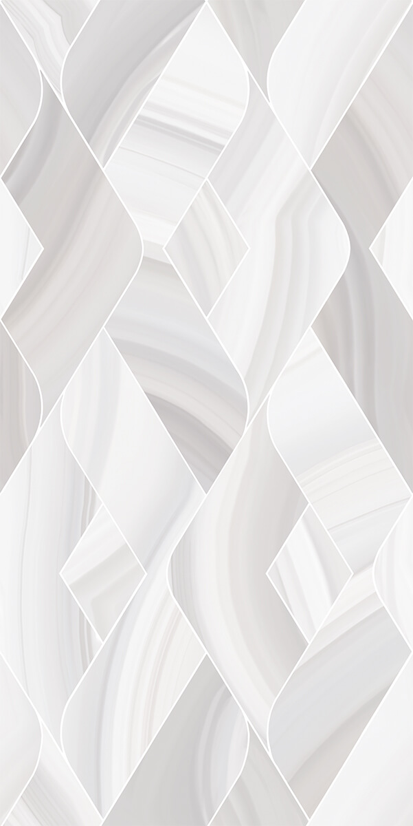 Настенная плитка Azori Acate Cascade, 31.5x63, под обои, цвет серый, глянцевая