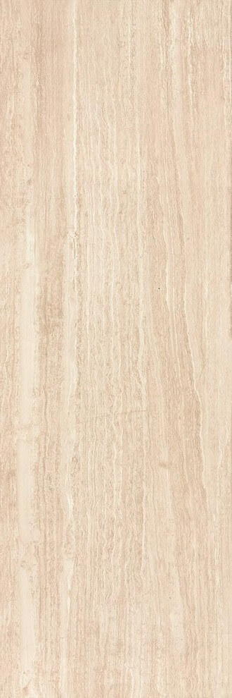 Настенная плитка Rako Senso WADVE030, 20x60, под травертин, бежевая, глянцевая