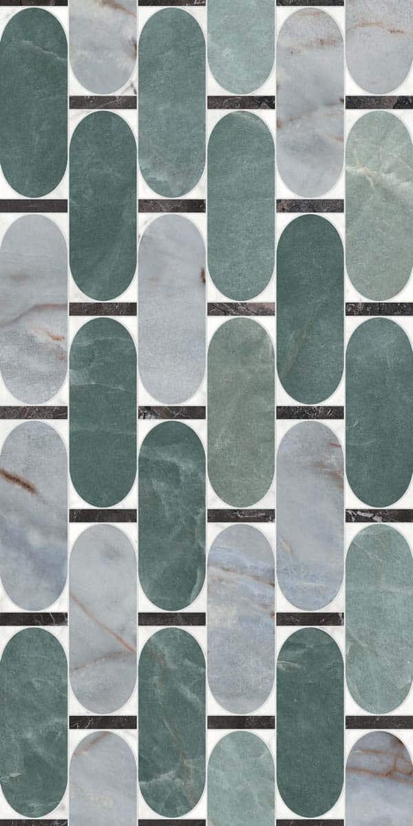 Керамогранит ABK Sensi Fantasy Abacus Lu3 R, 60x120, под мрамор, голубой, полированный