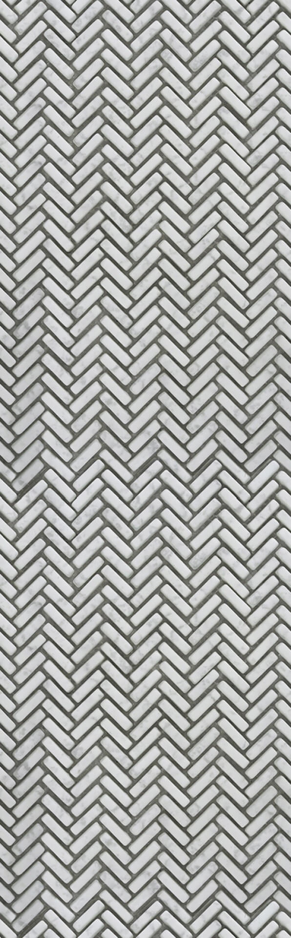 Мозаика Arch Skin Smalta Mosaico Rectangle, 29.6x30, геометрия, серая, матовая