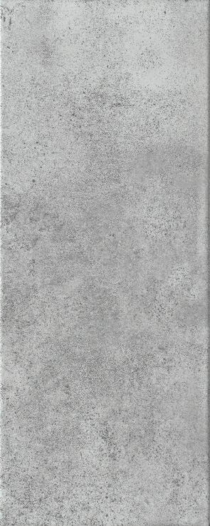 Настенная плитка Ceramika Konskie Amsterdam Grey, 20x50, моноколор, серая, матовая