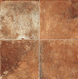 Керамогранит NovaBell Materia Rosso, 15x15, под камень, коричневый, матовый