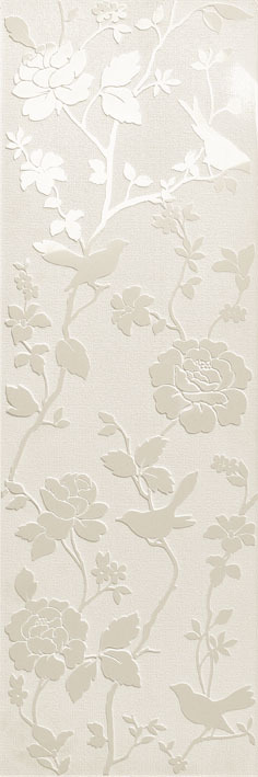 Декор Settecento Park Avenue Upper East Side White Polished, 24x72, под обои, бежевый, глянцевый