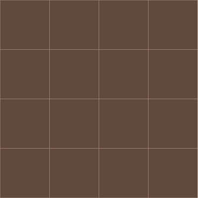 Керамогранит Keramark Фальш - квадрат Шоколад (плитка-модуль), 60x60, моноколор, коричневый, матовый
