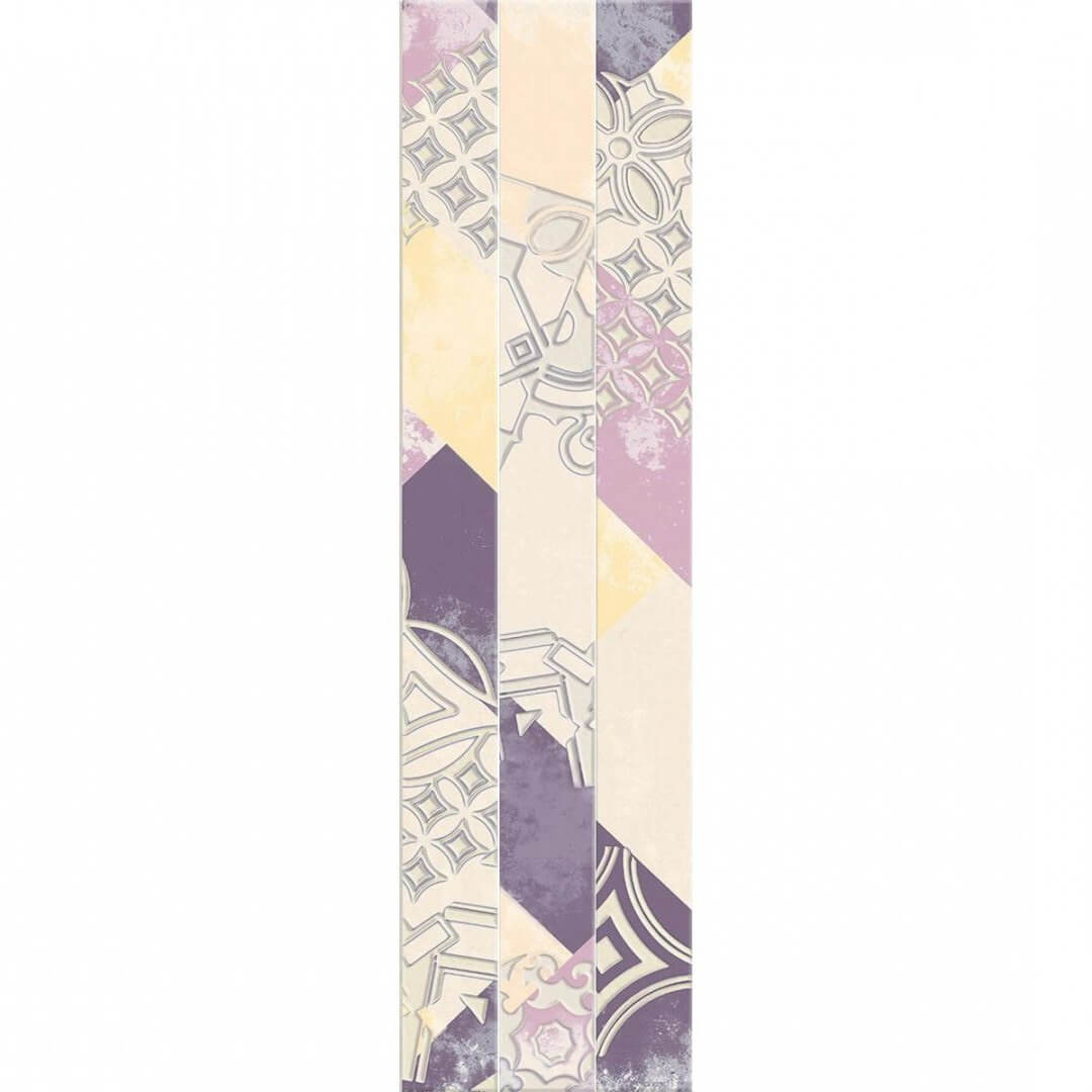 Бордюр Eletto Ceramica Provence Beige Luberon, 6.2x212.7, под бетон, бежевый, матовый