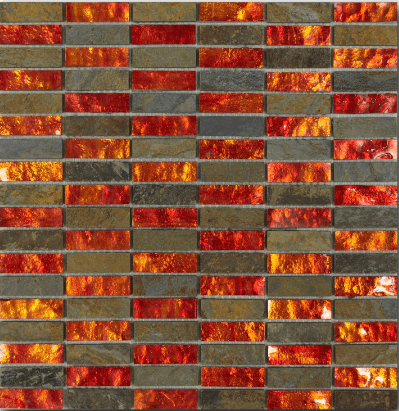 Мозаика Art & Natura Equilibrio 1548-04, 30x30, под мозаику, мультиколор, глянцевая