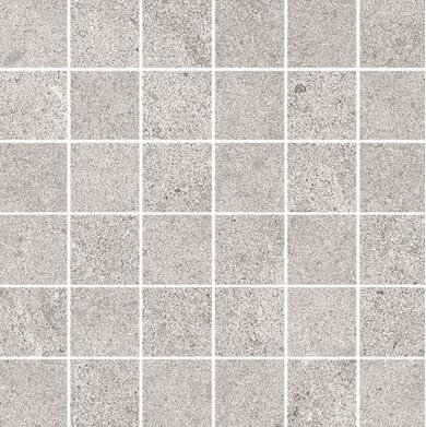 Мозаика Sant'Agostino Highstone Mosaico Pearl, 30x30, под бетон, серая, матовая