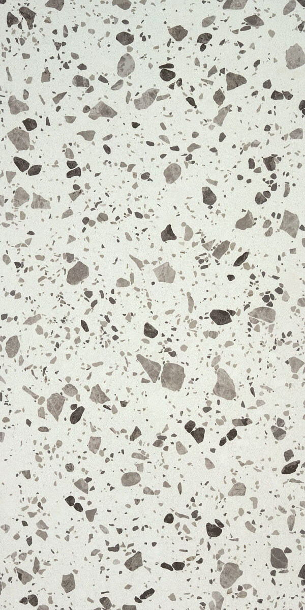 Керамогранит STiles Ceramic Azzo Grey, 60x120, имитация терраццо, серый, матовый