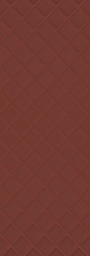 Настенная плитка APE Cloud Ultra Red, 35x100, геометрия, красная, матовая