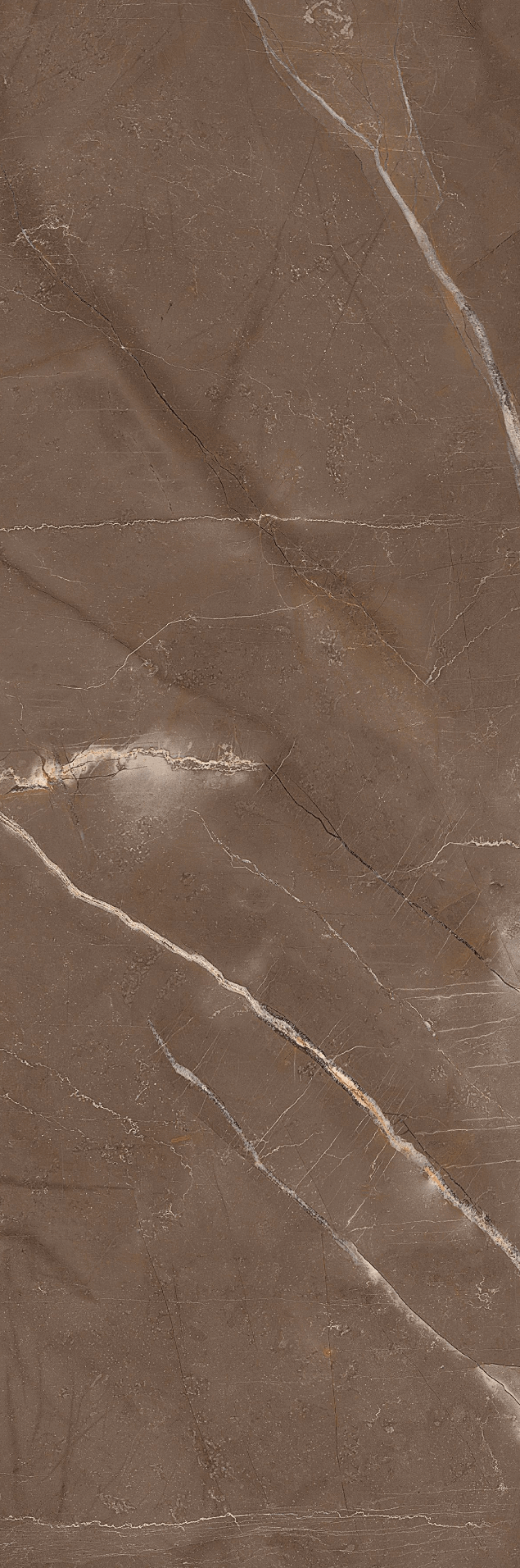 Настенная плитка LB-Ceramics Миланезе Дизайн Марроне, 20x60, под камень, коричневая, глянцевая