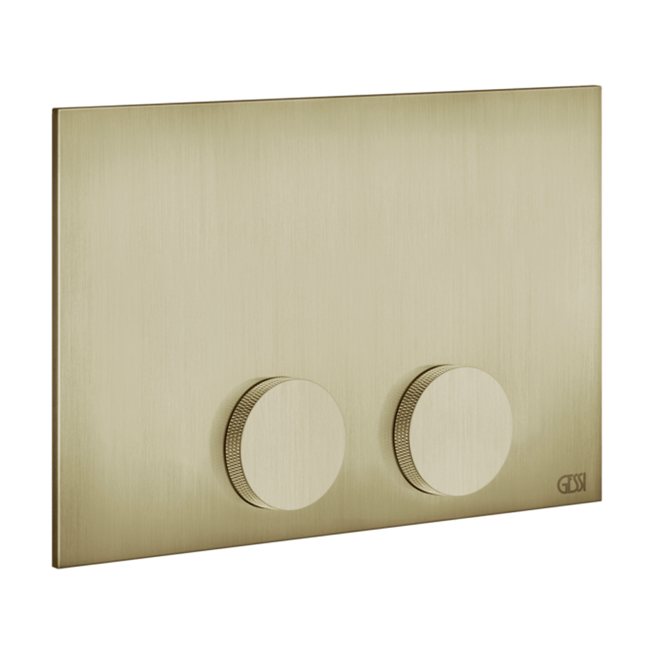 Клавиша смыва Gessi Anello Brushed Brass PVD