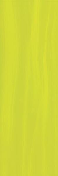 Настенная плитка Rako Air WADVE042, 20x60, моноколор, жёлтая, глянцевая