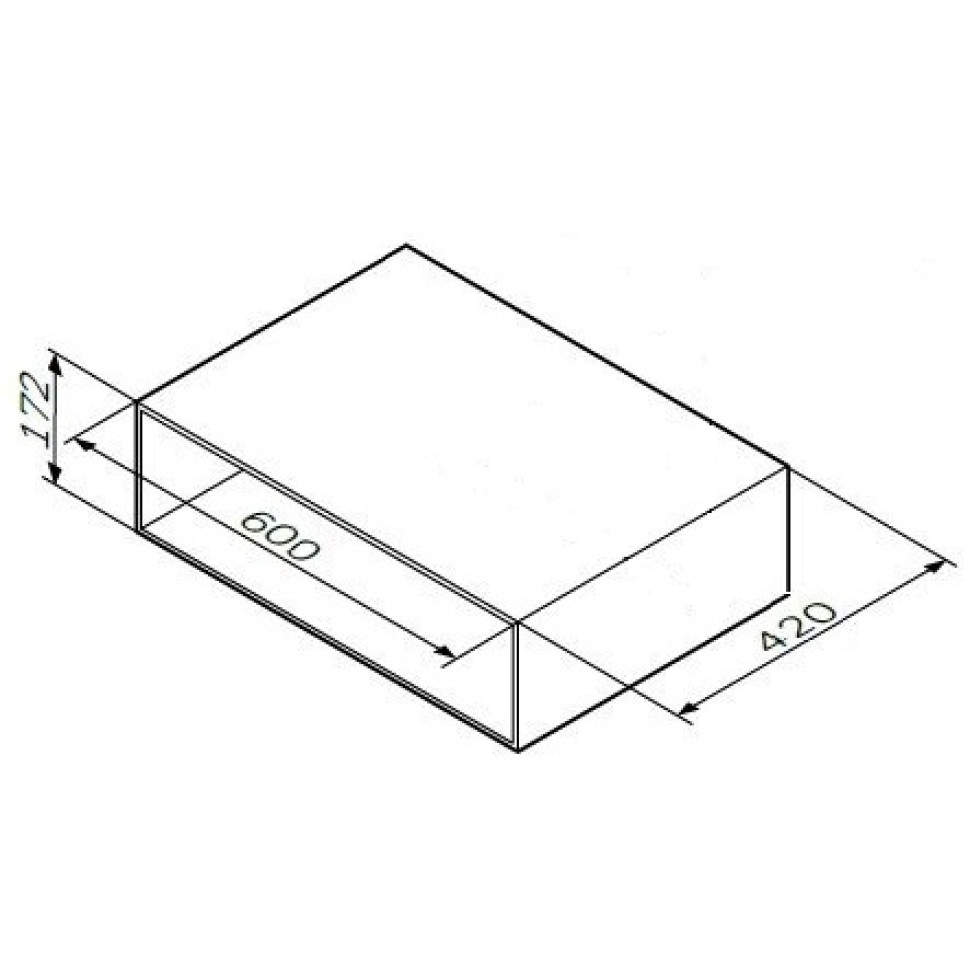 Полка для ванной комнаты Am.Pm Gem 60 M90OHX0600NF