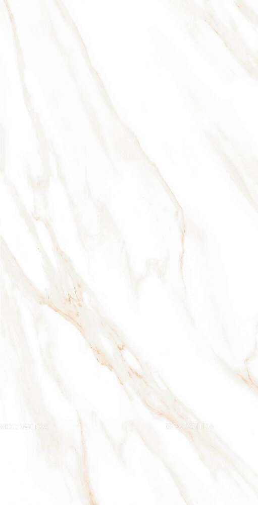 Керамогранит Onlygres Marble MOG102, 60x120, под мрамор, белый, глянцевый