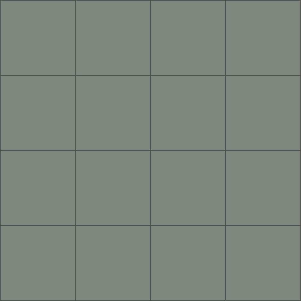 Керамогранит Keramark Фальш - квадрат Зеленый (плитка-модуль), 60x60, моноколор, зелёный, матовый