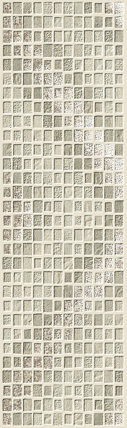 Декор Ibero Elevation Decor Acustic Sand Rect B-112, 29x100, геометрия, бежевый, матовый