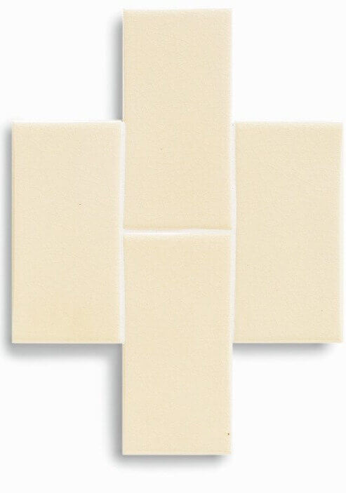 Настенная плитка Ceramica Grazia Essenze Brick Magnolia Craquele, 6.5x13, под майолику, бежевая, глянцевая