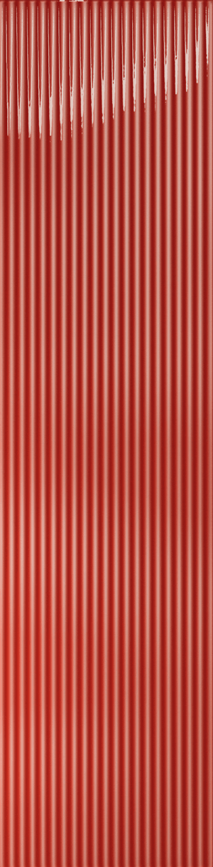 Настенная плитка Amadis Fine Tiles Stripes Coral Crackle, 6.5x26.1, кракелюр, розовая, глянцевая