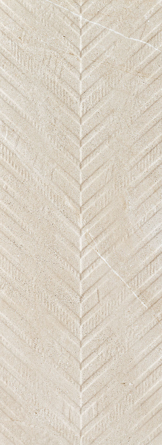 Настенная плитка Tubadzin Vestige Beige 3 Str, 32.8x89.8, под камень, бежевая, матовая