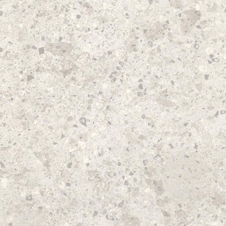Керамогранит Ariostea Fragmenta Bianco Greco Soft, 60x60, имитация терраццо, белый, матовый