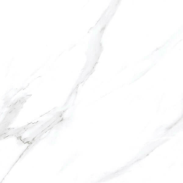 Керамогранит Empero H-114 Carrara Polished, 60x60, под мрамор, белый, полированный