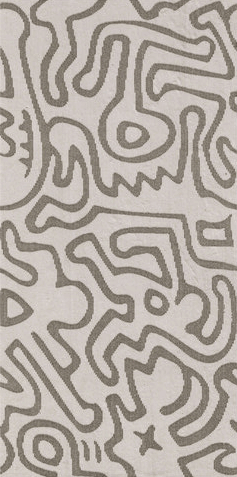 Декор Settecento The Wall Decoro Shapes B Beige, 23.7x47.8, под обои, бежевый, матовый
