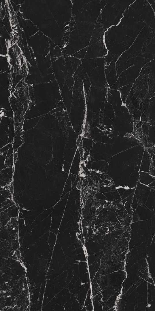 Керамогранит Cerrad Marmo Morocco Black Rect, 59.7x119.7, под мрамор, чёрный, матовый