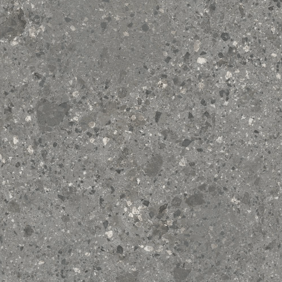 Керамогранит Ariostea Fragmenta Grigio Milano Soft, 120x120, имитация терраццо, серый, матовый