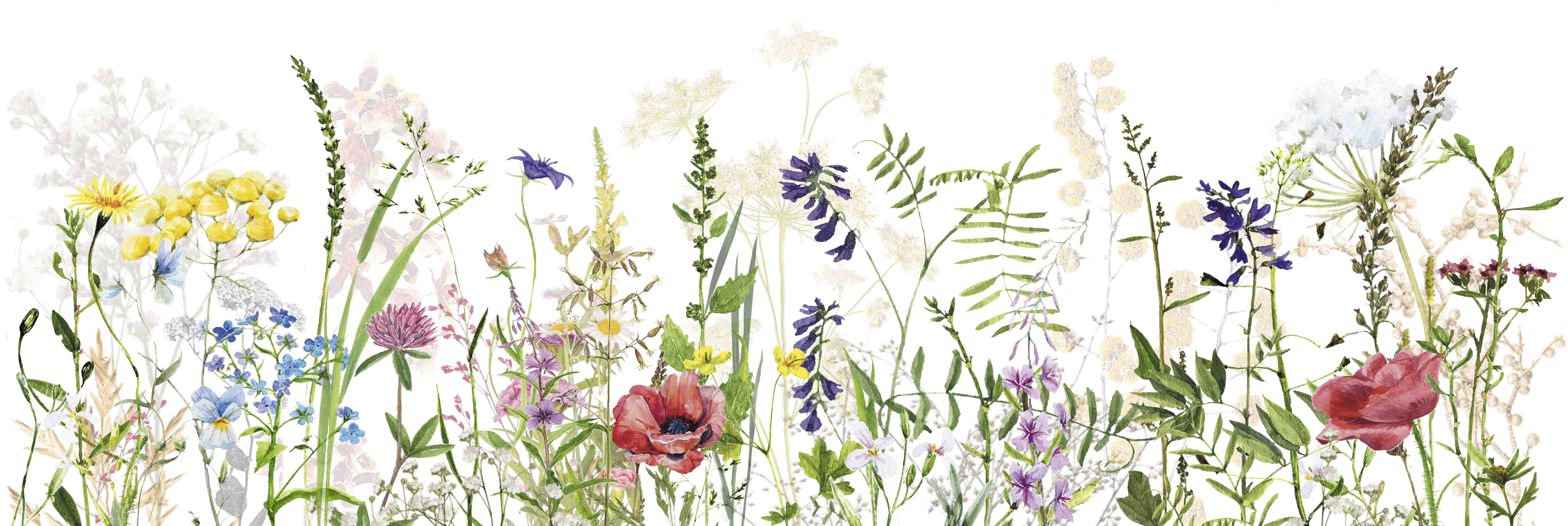 Декор Creto Flora Bloom, 20x60, флора, мультиколор, матовый