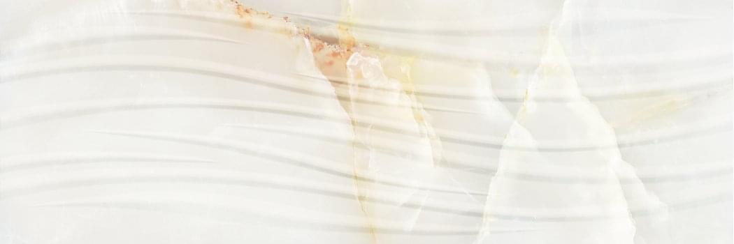 Декор Dogma Onyx Onda Silver Shine Rettificato, 30x90, под оникс, бежевый, рельефный