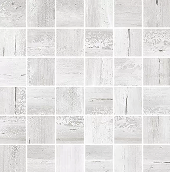 Мозаика Керамин Рондо 7 Ковёр, 30x30, под дерево, серая, матовая