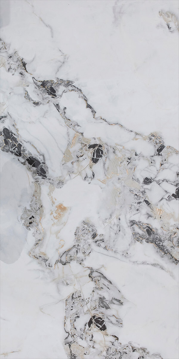 Керамогранит Globus Ceramica Китай PXF 484 Gold, 60x120, под мрамор, серый, полированный