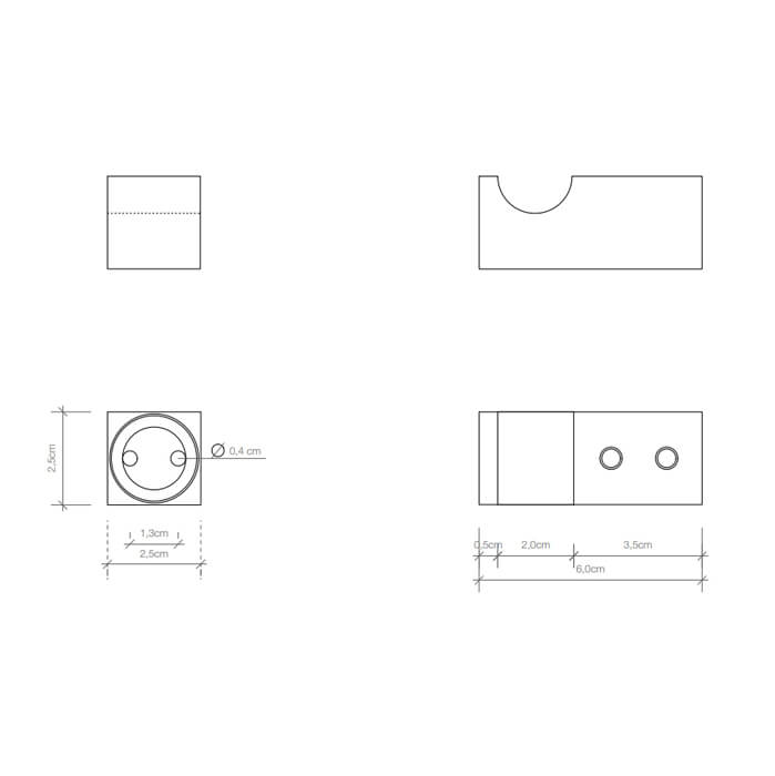 Крючки для ванной Decor Walther Corner 562200-2