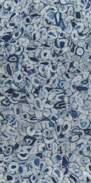 Керамогранит Ariostea Ultra Agata Blu, 150x300, под камень, синий, полированный