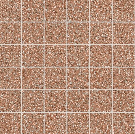 Мозаика Sant'Agostino Newdeco Mosaico Fire Nat-Lev, 30x30, имитация терраццо, коричневая, матово-глянцевая