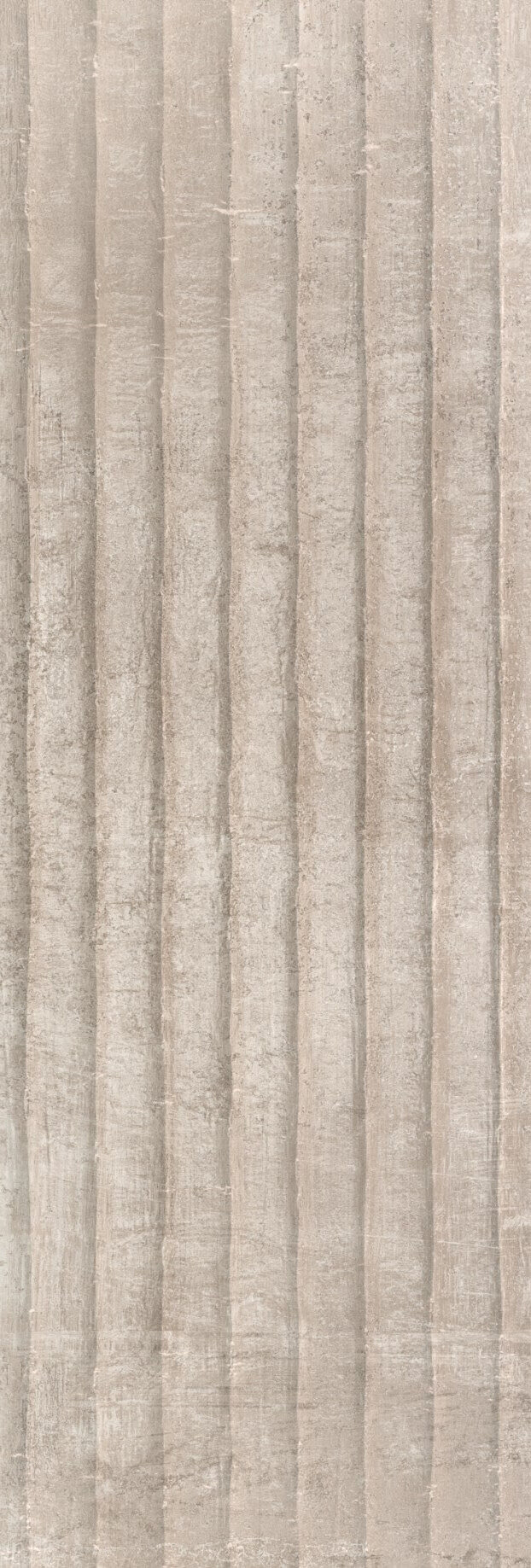 Настенная плитка Baldocer Urban Taupe Tesla, 40x120, под штукатурку, бежевая, рельефная