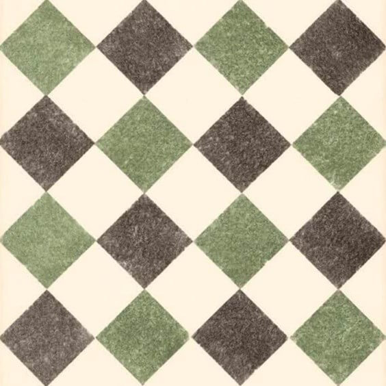 Керамогранит Bardelli Queen 6B, 20x20, геометрия, коричневый, матовый